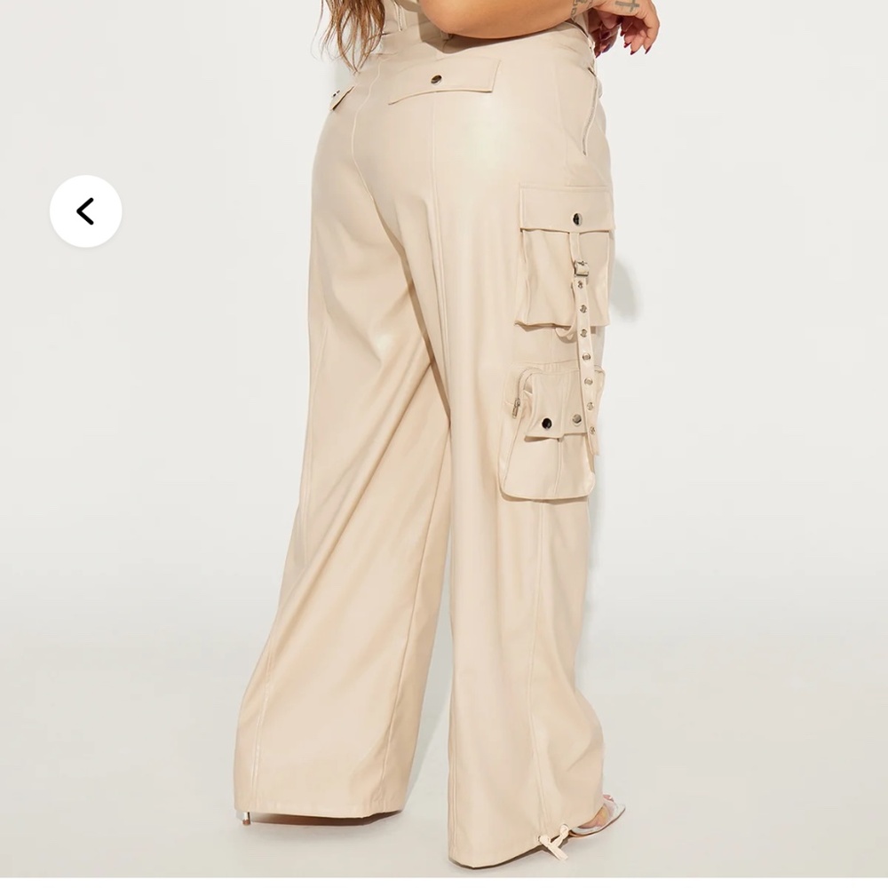 FashionNova In The Moment Faux Leather Pants - Picture 2 of 3